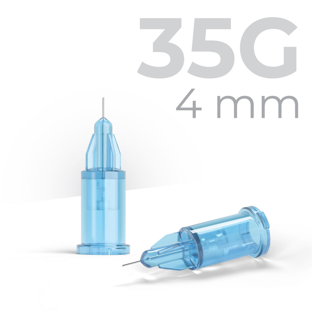 Ultra Low Dead Space Needle 35G/0.16x4mm, 50 pcs